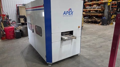 Apex #TSSB, Disc Sander, 6" max. work thickness, 12" conveyor width, 12" side heads, 16" top & bottom heads - Image 7