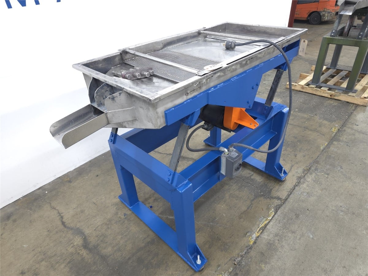 28" MGB Engineering, Stainless Steel classifier, single stage, 3/16" screen, 14" blank, 23" overs, 18" - Image 3