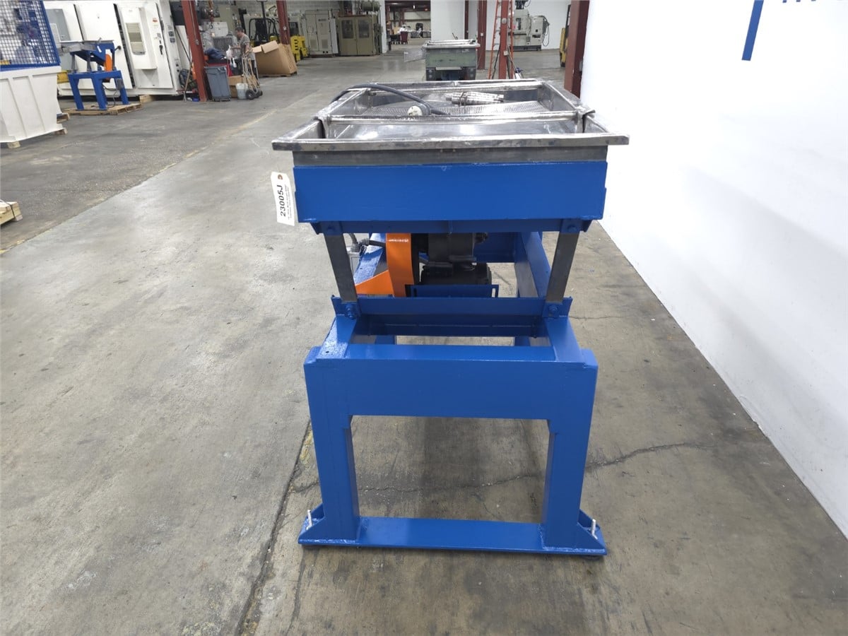 28" MGB Engineering, Stainless Steel classifier, single stage, 3/16" screen, 14" blank, 23" overs, 18" - Image 9