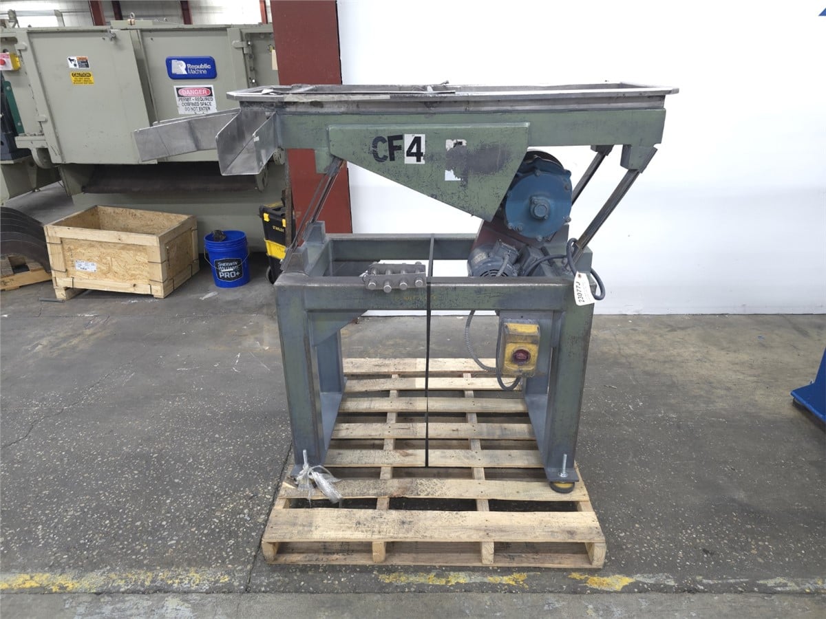 16" x 55" MGB Engineering, Stainless Steel classifier, single stage, 1/8" screen, 14" infeed, 23" overs, 18" - Image 1