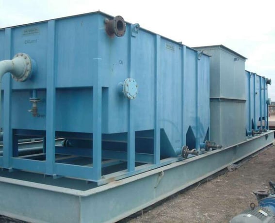 Parkson #SRC500, Coalescer, 1000 GPM approx, oil/water/solids separator, slant rib, Carbon Steel, dual units - Image 4
