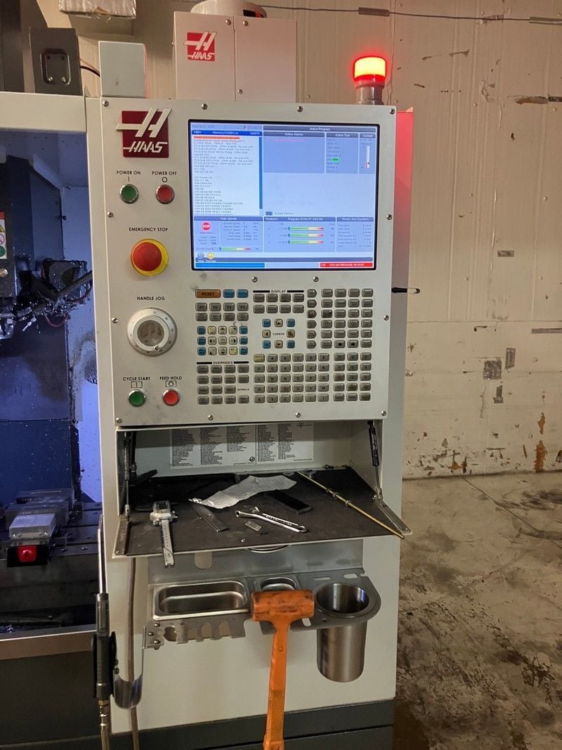 Haas #DM-2, CNC vertical machining center, 28" X, 16" Y, 15.5" Z, 34" x 15" table, 15,000 RPM, 15 HP, CAT 40 - Image 5