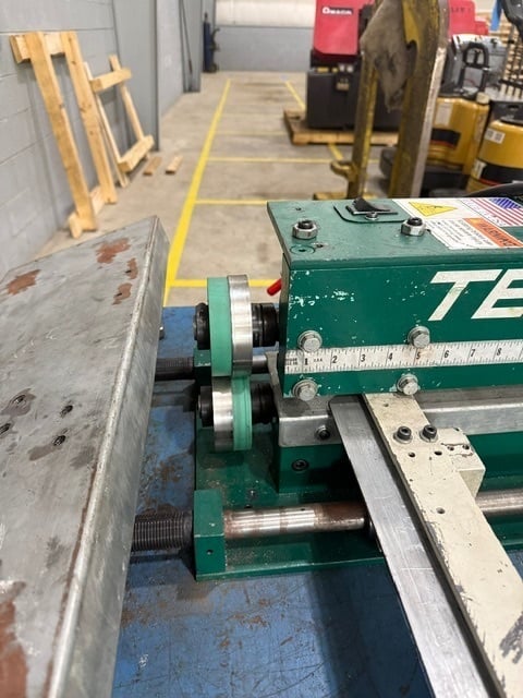 24" Tennsmith #SLE-24-16, Sheet Slitter, 16 gauge capacity, adjustable material width, electric motor driven - Image 5