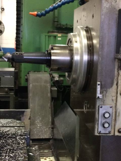 5.9" Wotan #Cutmax-3, CNC Boring Mill, 78" vertical, 98" table travel, 78" x 78" indexing table, 2500 RPM - Image 5