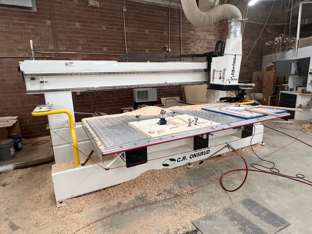 Onsrud #122C16C, CNC Router, 5' x 10' table, (2) 5' x 5' tables, vacuum pump, boring block, C-axis, Fanuc - Image 2
