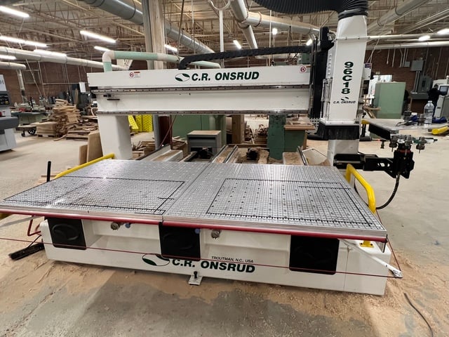 Onsrud #96C18, CNC Router, 4' x 8' table, vacuum pump, boring block, 2008 - Image 1
