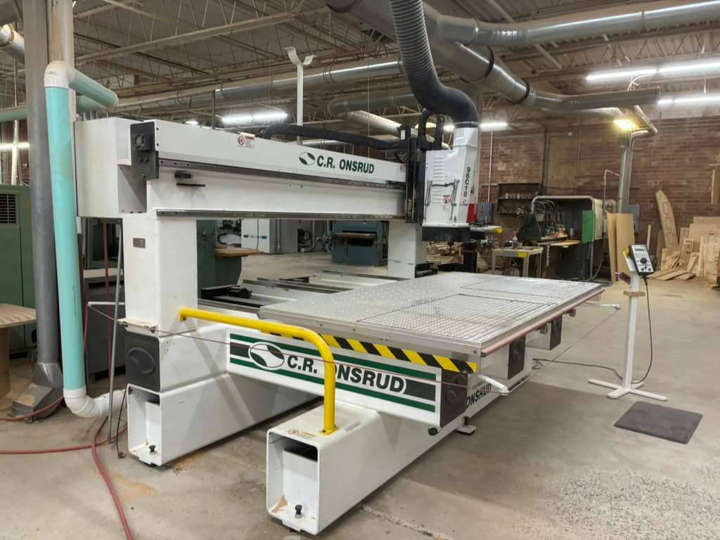 Onsrud #96C18, CNC Router, 4' x 8' table, vacuum pump, boring block, 2008 - Image 9