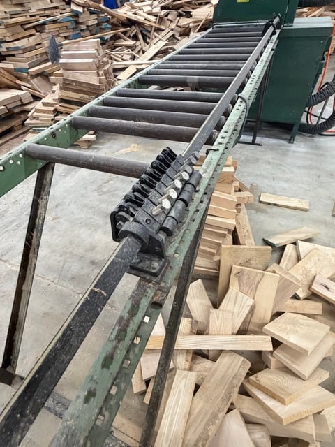 24" Whirlwind, Chop Saw, 10' infeed, 10' outfeed with stops, 10 HP - Image 3