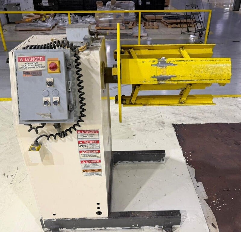 6,000 Lb. Coe Press Equipment #CPR-6024, Motorized Reel, 24" width, 60" outside dimensions, 16"-21" ID, 480 V. - Image 2