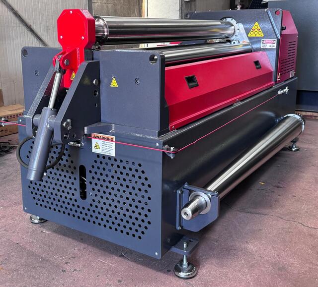 RMT #R-FAB-5-512, hydraulic 4 roll plate bending roll, PLC control, tiltable side rolls, cone bending, new - Image 4