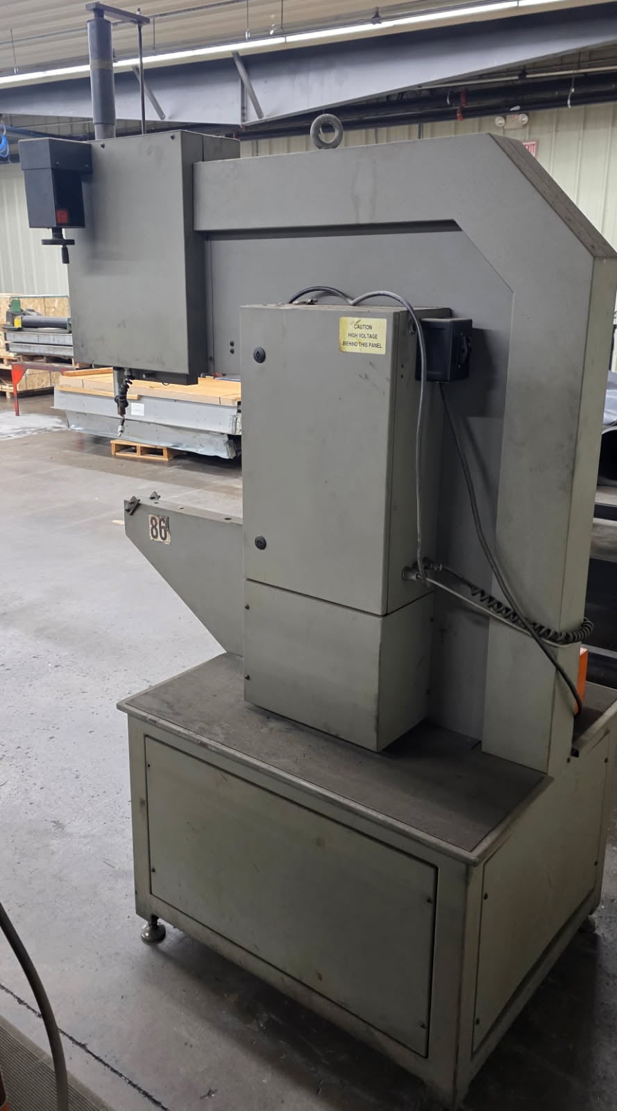 6 Ton, Haeger #618, insertion press, 8" stroke, 18" throat, M2-M12 fastener range, 3 Ph., S/N 06L00606, 1998 - Image 3