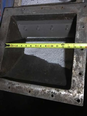 14" x 14" Sprout Waldron rotary airlock, Stainless Steel, closed rotor, 3 HP, #1271754 - Image 8