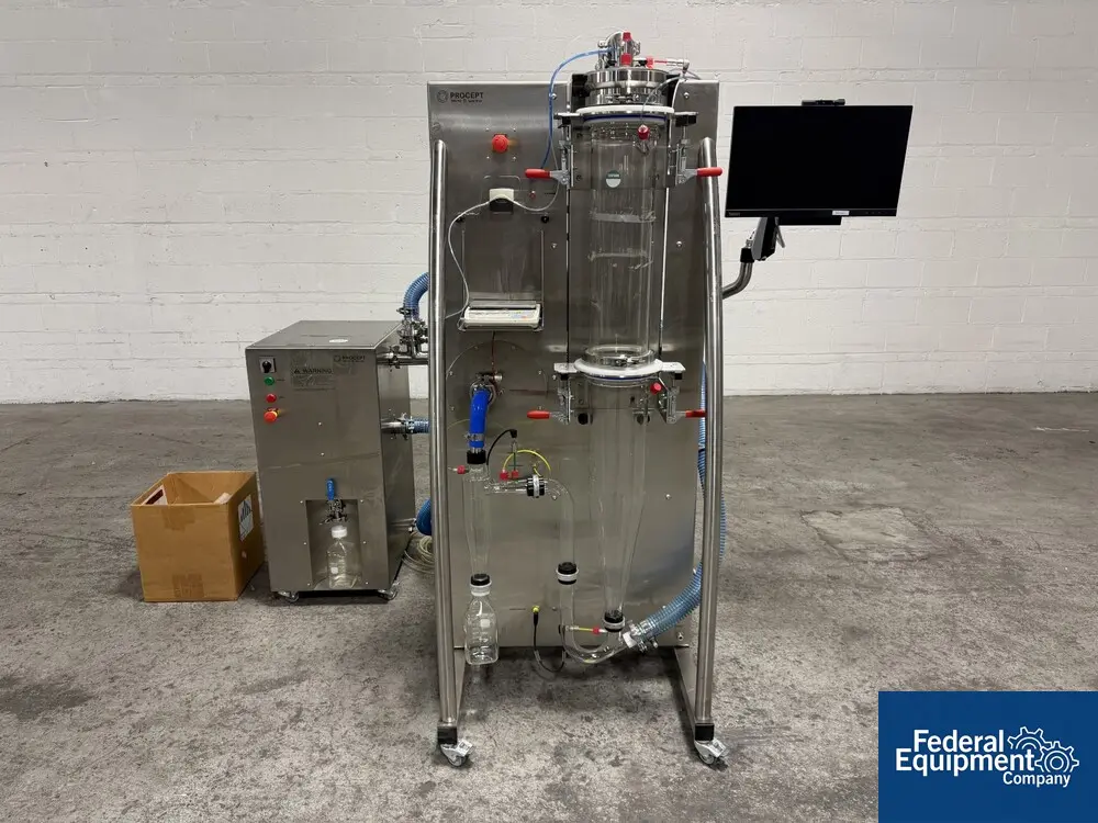 Procept #4M8-TriX, Spray Dryer System, w/N2CL unit, touchscreen PC control, Huber chiller, glass process - Image 1