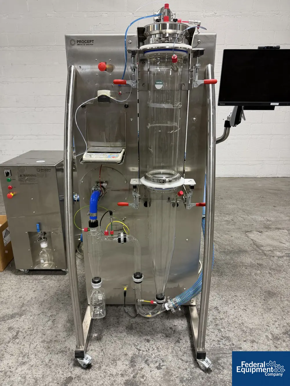 Procept #4M8-TriX, Spray Dryer System, w/N2CL unit, touchscreen PC control, Huber chiller, glass process - Image 7