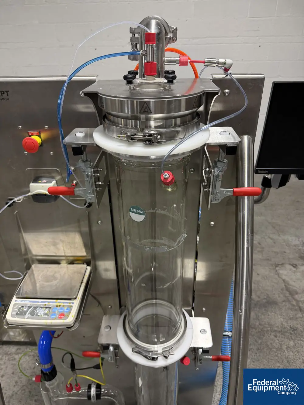 Procept #4M8-TriX, Spray Dryer System, w/N2CL unit, touchscreen PC control, Huber chiller, glass process - Image 8