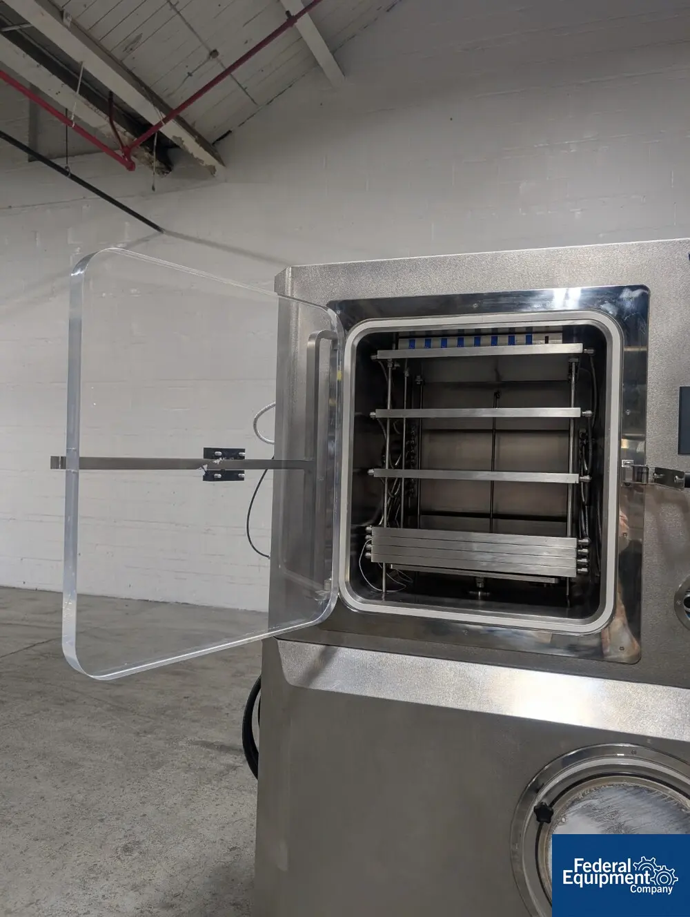 14.6" x 17.7" Telstar #Lyobeta-35, freeze dryer, 11 sq.ft., Stainless Steel, (6) shelves, -65 to 80°C shelf - Image 7