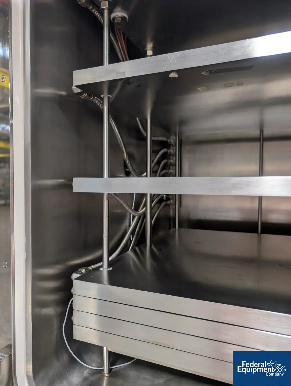 14.6" x 17.7" Telstar #Lyobeta-35, freeze dryer, 11 sq.ft., Stainless Steel, (6) shelves, -65 to 80°C shelf - Image 8