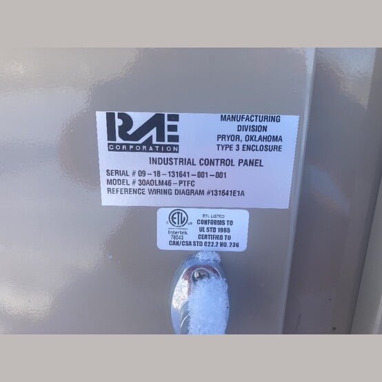 60 Ton, Technical Systems #30AOLM46-PTFC, Chiller, R-410a refrigerant, 164 GPM primary @ 62°F supply, 238 - Image 5