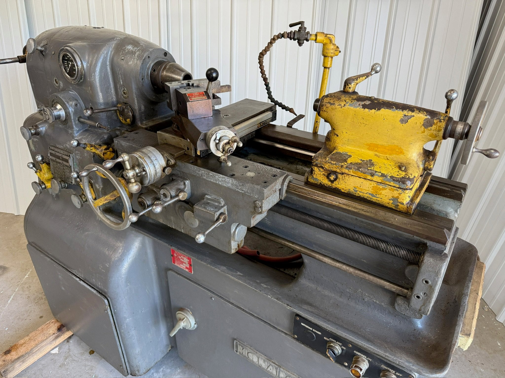 12-1/2" x 20" Monarch #10EE, toolroom lathe, 460 V., 3 Ph., 1964 - Image 7