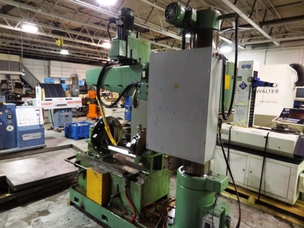 Invema #FR40-1500, radial drilling, 62-2400 RPM, power elevation of arm, #102901 - Image 6