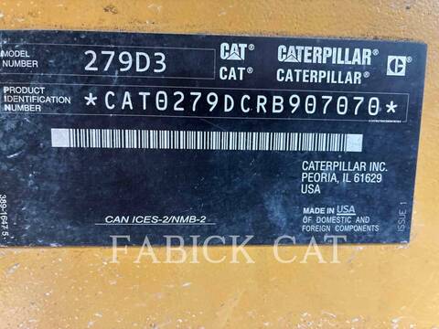 Cat 279D3 C3H3, 934 hours, S/N: RB907070, 2024 - Image 6