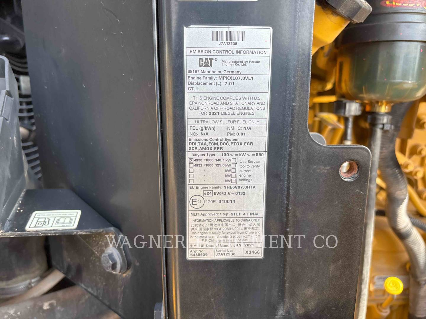Cat 930M, Wheel Loader, 4436 hours, S/N: F5K01431, 2021 - Image 8
