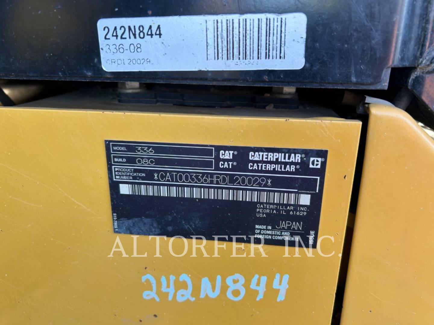 Caterpillar 336-08, 2601 hours, S/N: RDL20029, 2024 - Image 6