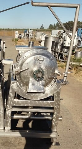 Langsenkamp, Stainless Steel Paddle Pulper / Finisher, 16"-24" diameter x 30" L chamber, 20" x 10" top feed - Image 2