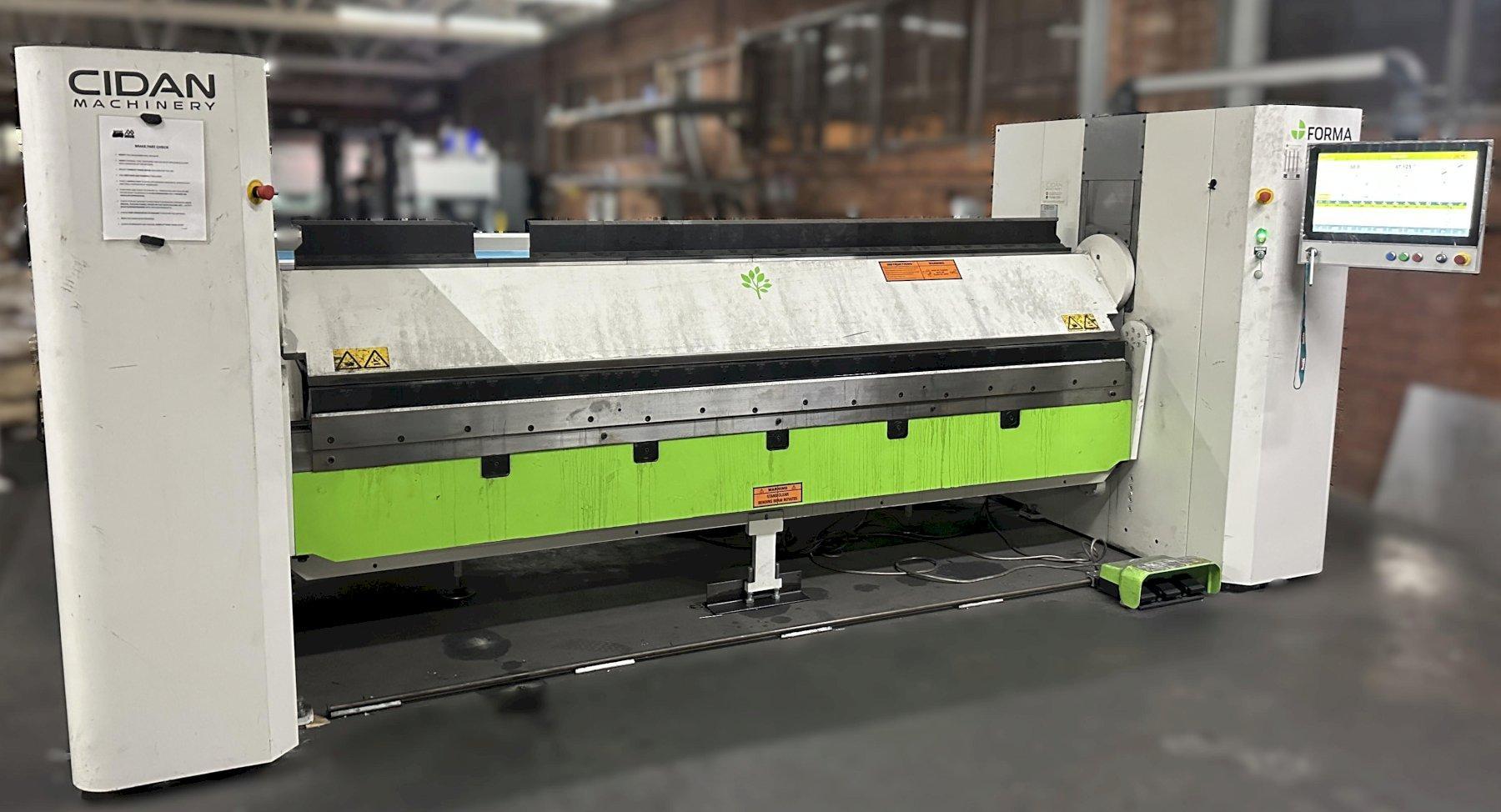 122" Cidan #Forma-30, CNC folding machine, automatic Combi-Beam, x 11 gauge, 4.9" segmented tooling, ProLink - Image 1