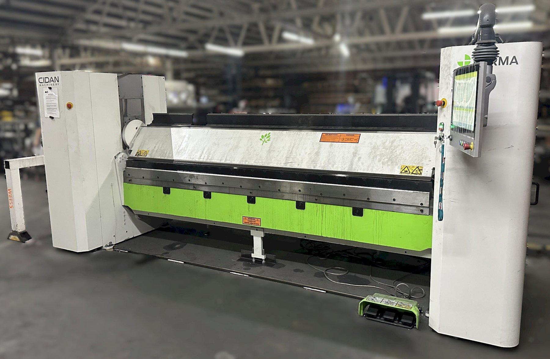 122" Cidan #Forma-30, CNC folding machine, automatic Combi-Beam, x 11 gauge, 4.9" segmented tooling, ProLink - Image 2