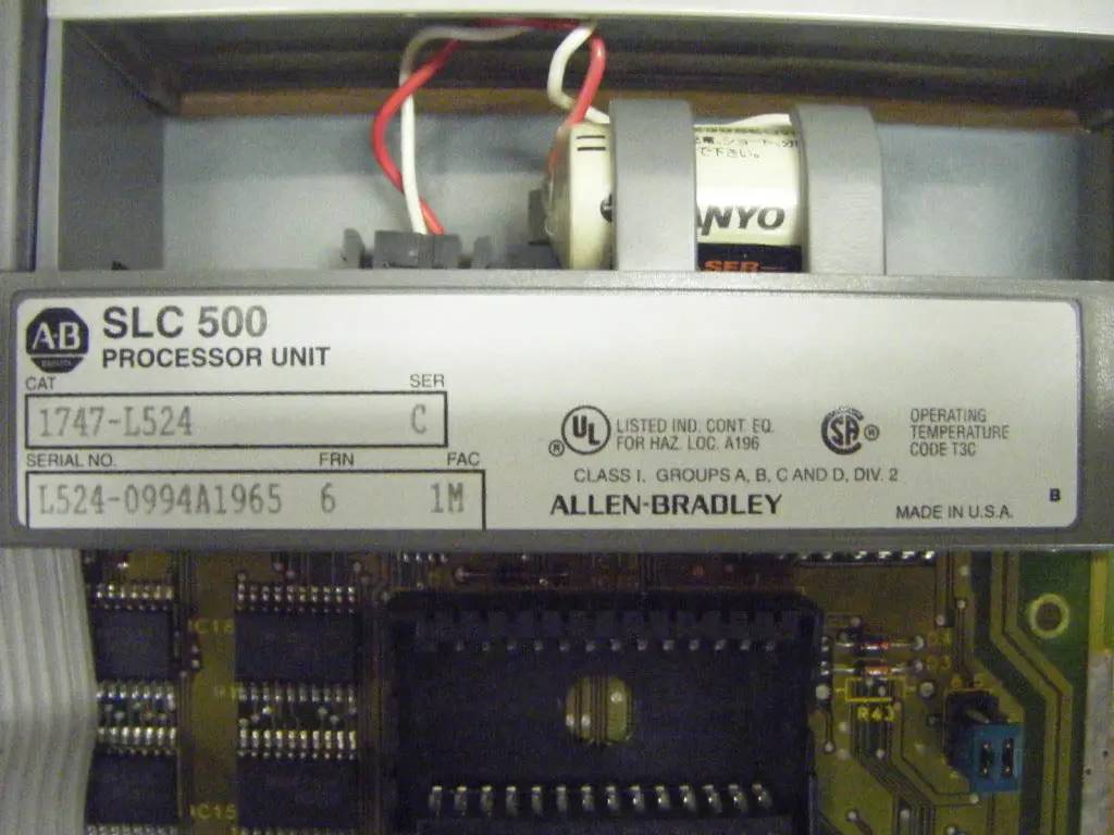 Allen-Bradley #1747-L524-Ser-C, SLC 500 PLC Processor Unit - Image 4