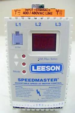 2 HP Leeson #174462, speedmaster sm plus series ac varia, 400/480 Volt, 50/60 Hz., 3PH - Image 3