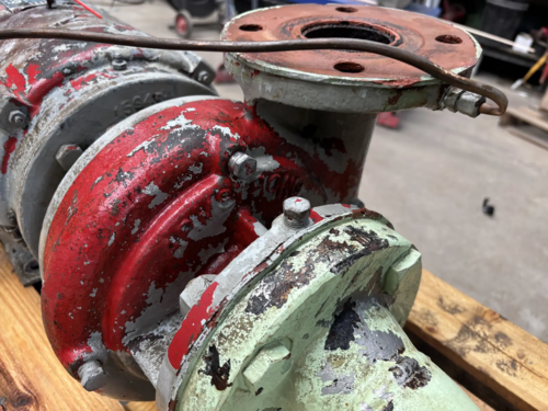 330 GPM, Armstrong #4280, Centrifugal Pump, 4" inlet/outlet, 10 HP, 3500 RPM, 175 psi @ 250°F - Image 7