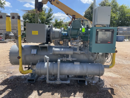 206 HP Frick #RXF-85H, Rotary Screw Compressor Package, 460 Volt, R-717 refrigerant, 300 psig, 1998 - Image 1