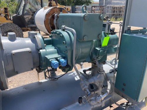 206 HP Frick #RXF-85H, Rotary Screw Compressor Package, 460 Volt, R-717 refrigerant, 300 psig, 1998 - Image 9