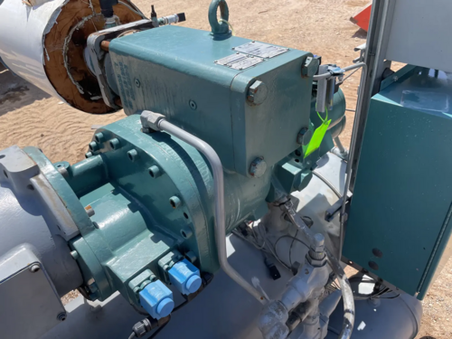 206 HP Frick #RXF-85H, Rotary Screw Compressor Package, 460 Volt, R-717 refrigerant, 300 psig, 1998 - Image 10