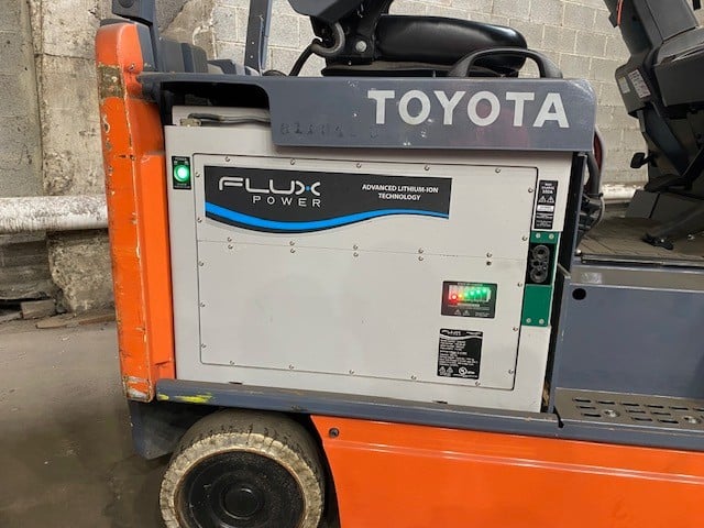 5000 lb. Toyota #8FBCU25, Elecrical Forklift, 500 hours, 2023 - Image 7