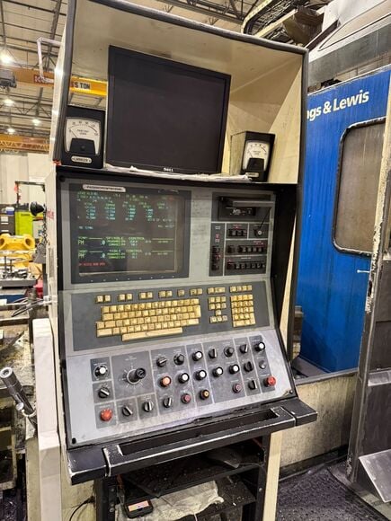 54" Giddings & Lewis #48-VTC, CNC Vertical Turning Center, 60" swing, 73" work height under rail, 100 HP, 60 - Image 4