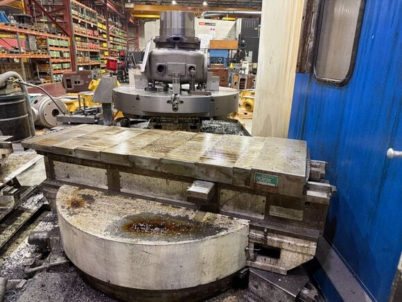 54" Giddings & Lewis #48-VTC, CNC Vertical Turning Center, 60" swing, 73" work height under rail, 100 HP, 60 - Image 5