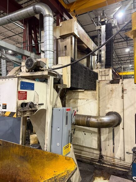 54" Giddings & Lewis #54-VTC, CNC Vertical Turning Lathe, 60" swing, 73" work height, 50 HP, G & L 8000B CNC - Image 6