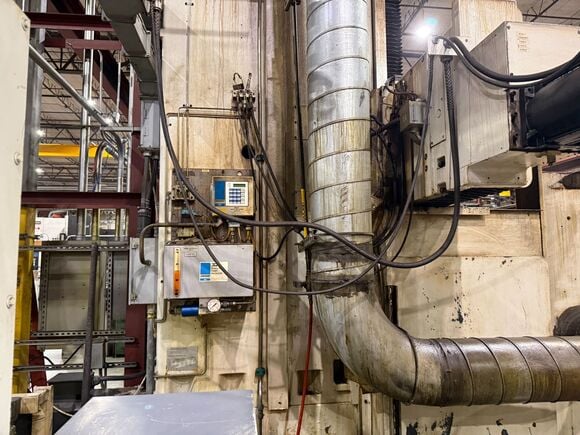 54" Giddings & Lewis #54-VTC, CNC Vertical Turning Lathe, 60" swing, 73" work height, 50 HP, G & L 8000B CNC - Image 9