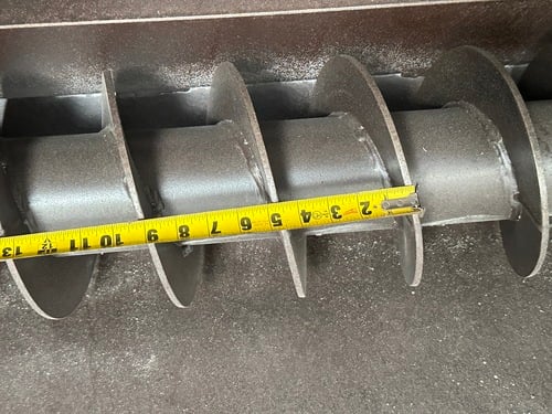 Surge Hopper Bin, 108" width x 216" H x 108" D bin, twin screw auger metering discharge, 9" auger diameter - Image 7