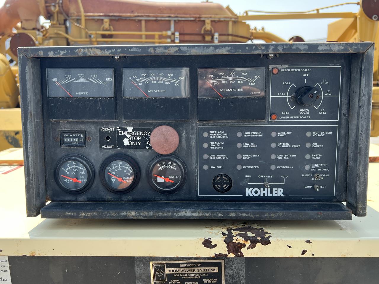 240 KW Kohler #250REOZB, generator end, 277/480 Volts, 3 Phase, 12 wire reconnectable, 725 hours, 1999 - Image 7