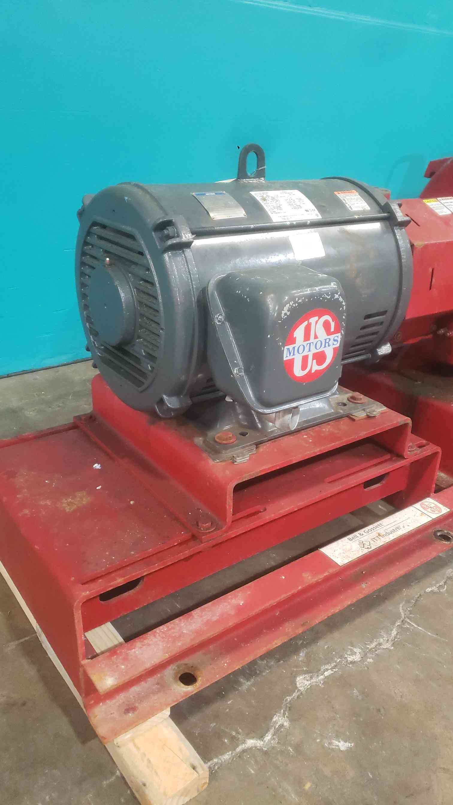 Bell & Gossett #HSC3, split case centrifugal pump, 8 x 8 x 12, US Motors 25 HP motor, 208-460 V. - Image 7
