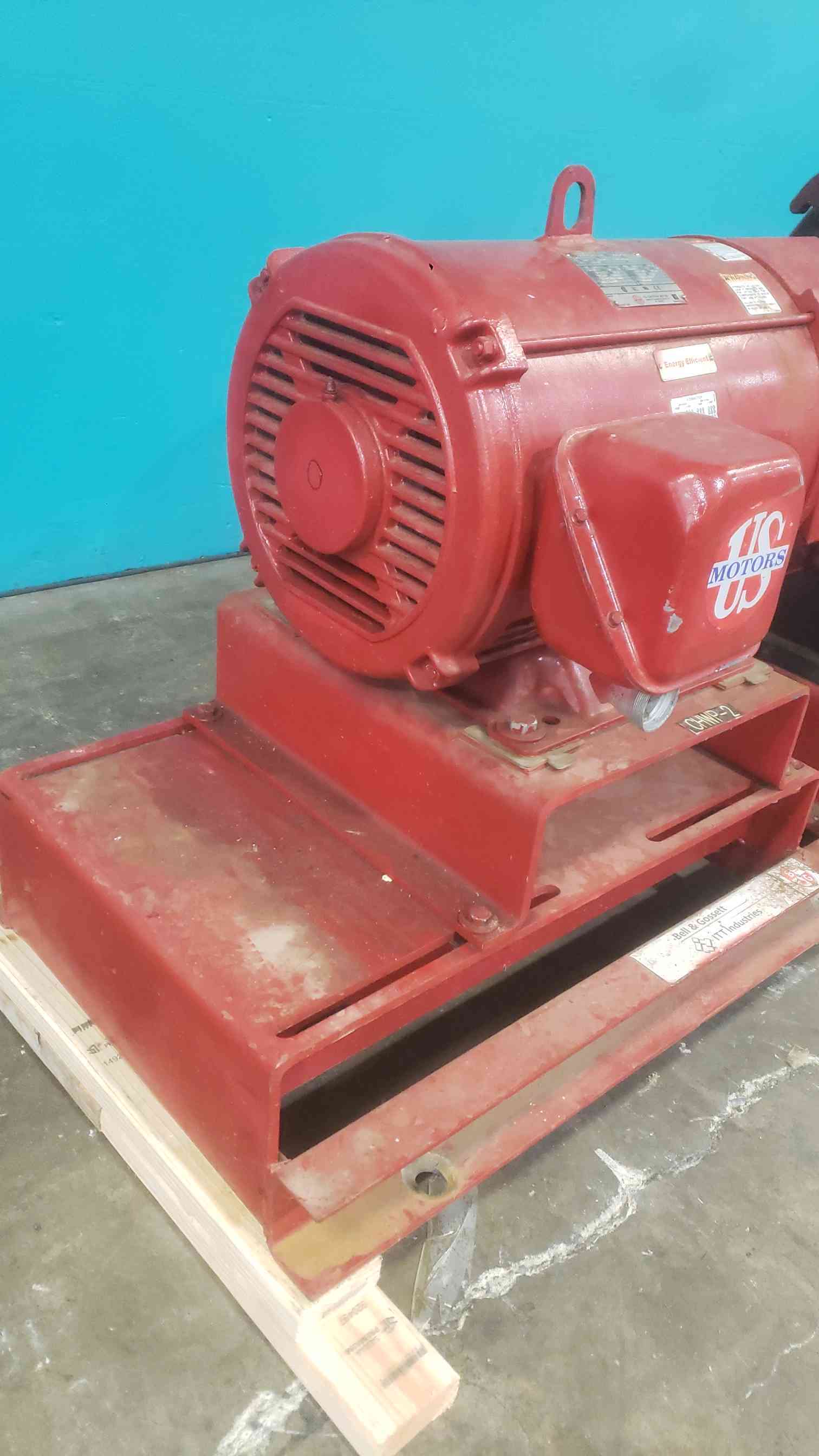 Bell & Gossett #HSC3, split case centrifugal pump, 8 x 8 x 17, US Motors 30 HP motor, 208-460 V. - Image 8