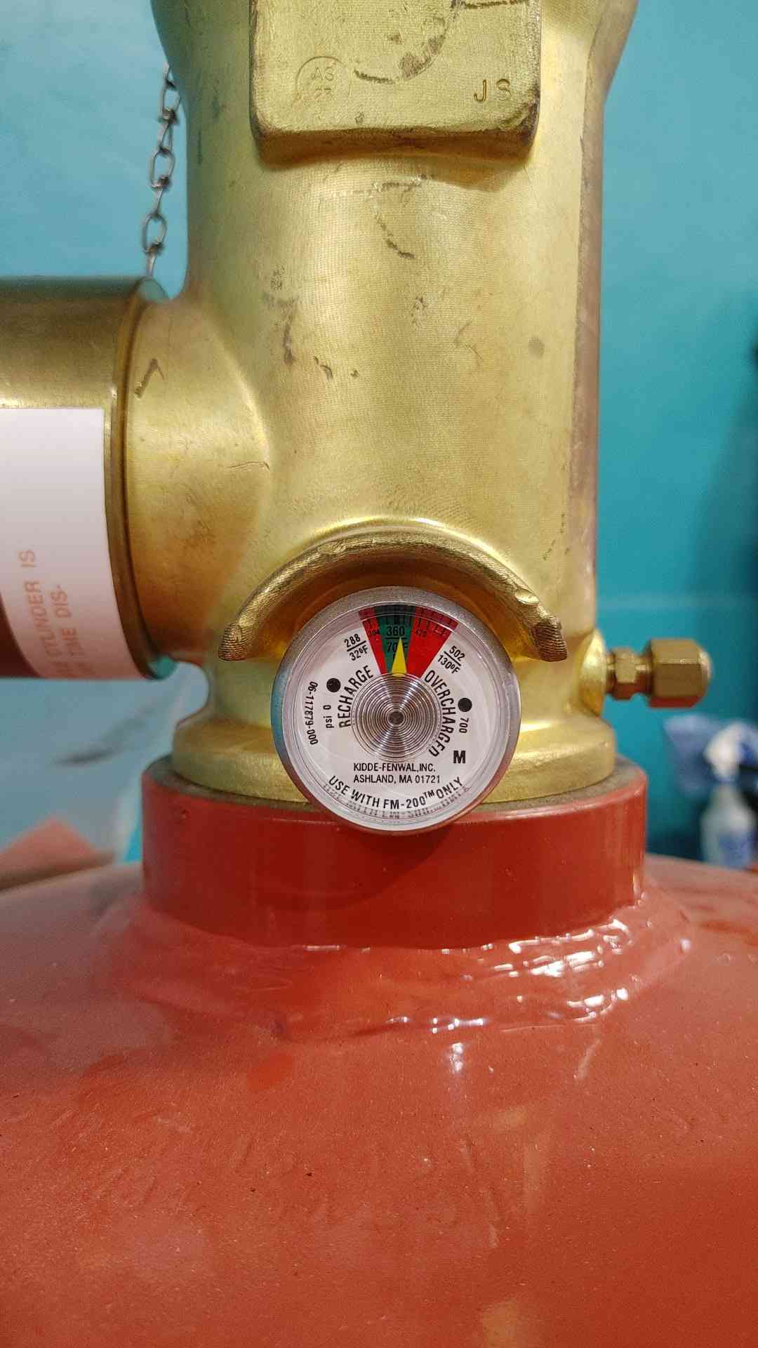 700 lbs. Fenwal, Fire Suppression System, FM-200 Agent - Image 2