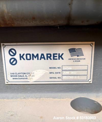 Komarek-Greaves #DH-300, heavy-duty two-roll Briquetting Press, 75 Ton roll separating force, 2-10 tons/hr. - Image 5
