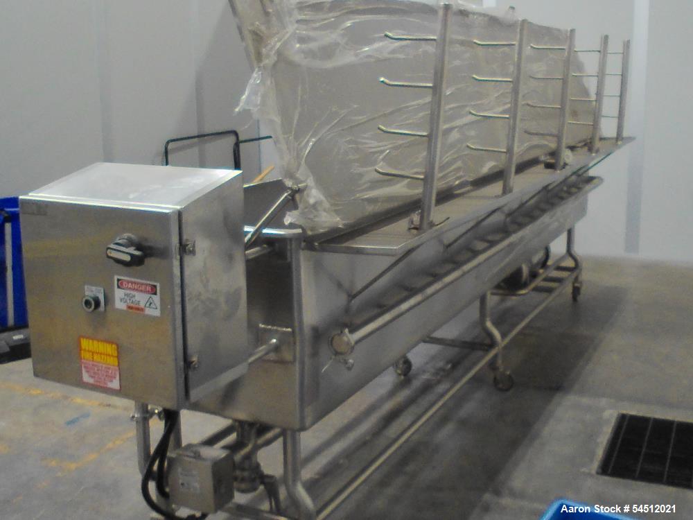 BCast #BC-COP-12, Stainless Steel COP Tank, clean-out-of-place jet wash tank, 144" L x 30" width, new - Image 2