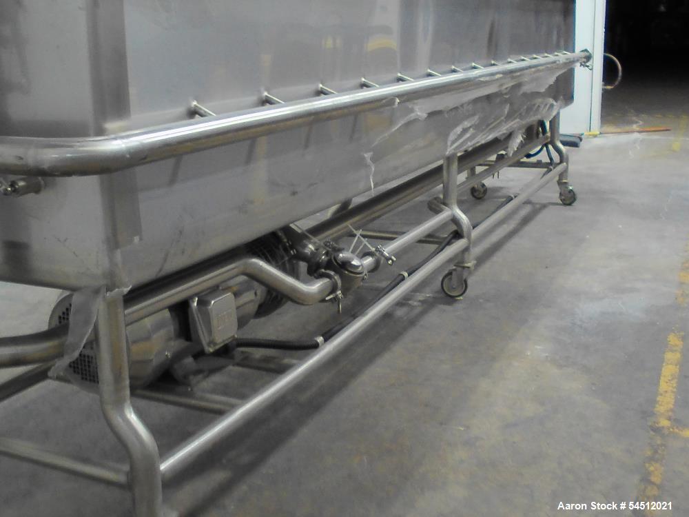 BCast #BC-COP-12, Stainless Steel COP Tank, clean-out-of-place jet wash tank, 144" L x 30" width, new - Image 7