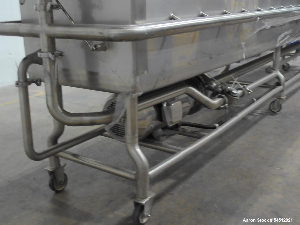 BCast #BC-COP-12, Stainless Steel COP Tank, clean-out-of-place jet wash tank, 144" L x 30" width, new - Image 8